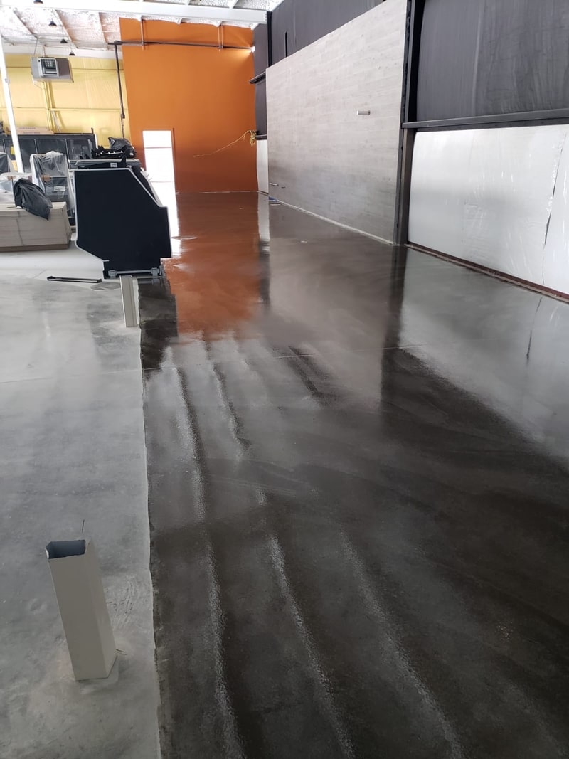 Urethane Mortar Flooring McAllen RGV Concrete Stain